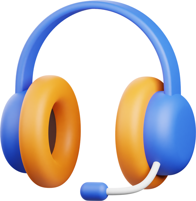 Headset 3D Icon